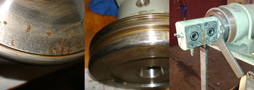 Overhaul of piston accumulators for various switchgears: Pre-charge pressure 200 bar, operating pressure 350 bar.